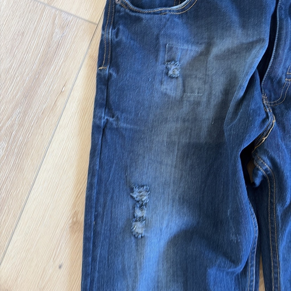 Rocawear Classic Fit Mens Dark  Jeans‎ Size 44 X 32 patchwork baggy street - Picture 2 of 10